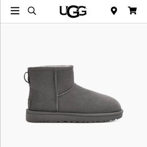 UGG CLASSIC MINI II BOOT GREY